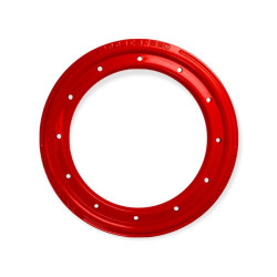 Red aluminum beadlock ring-...