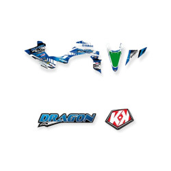 KIT DECO YAMAHA YFZ 450R BLEU 
