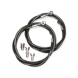 Front brake hose kit black...